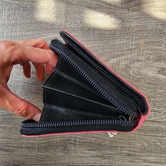 Prada Pink Tessuto Compact Wallet - Picture 9 of 12